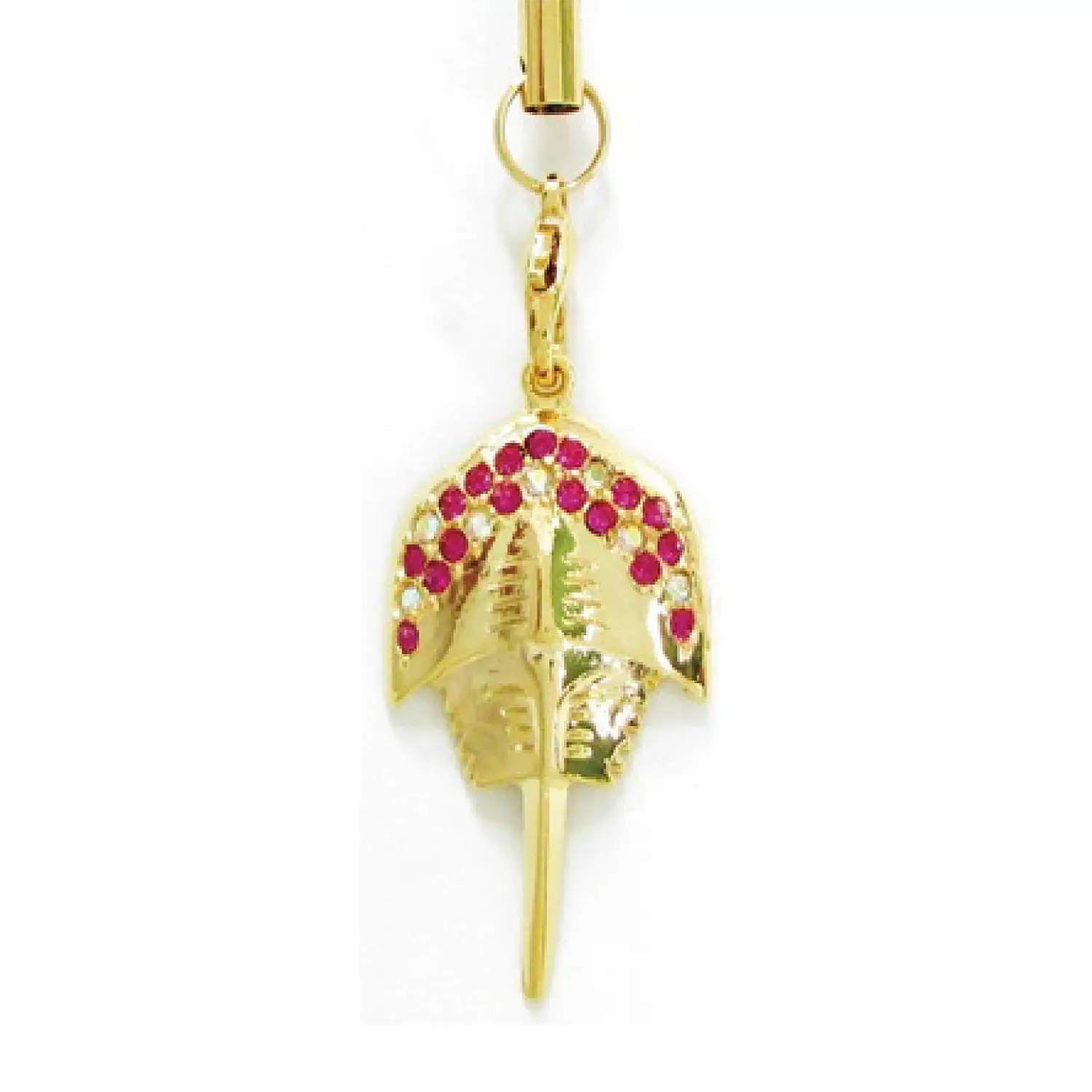 ラインストーンストラップ　カブトガニ