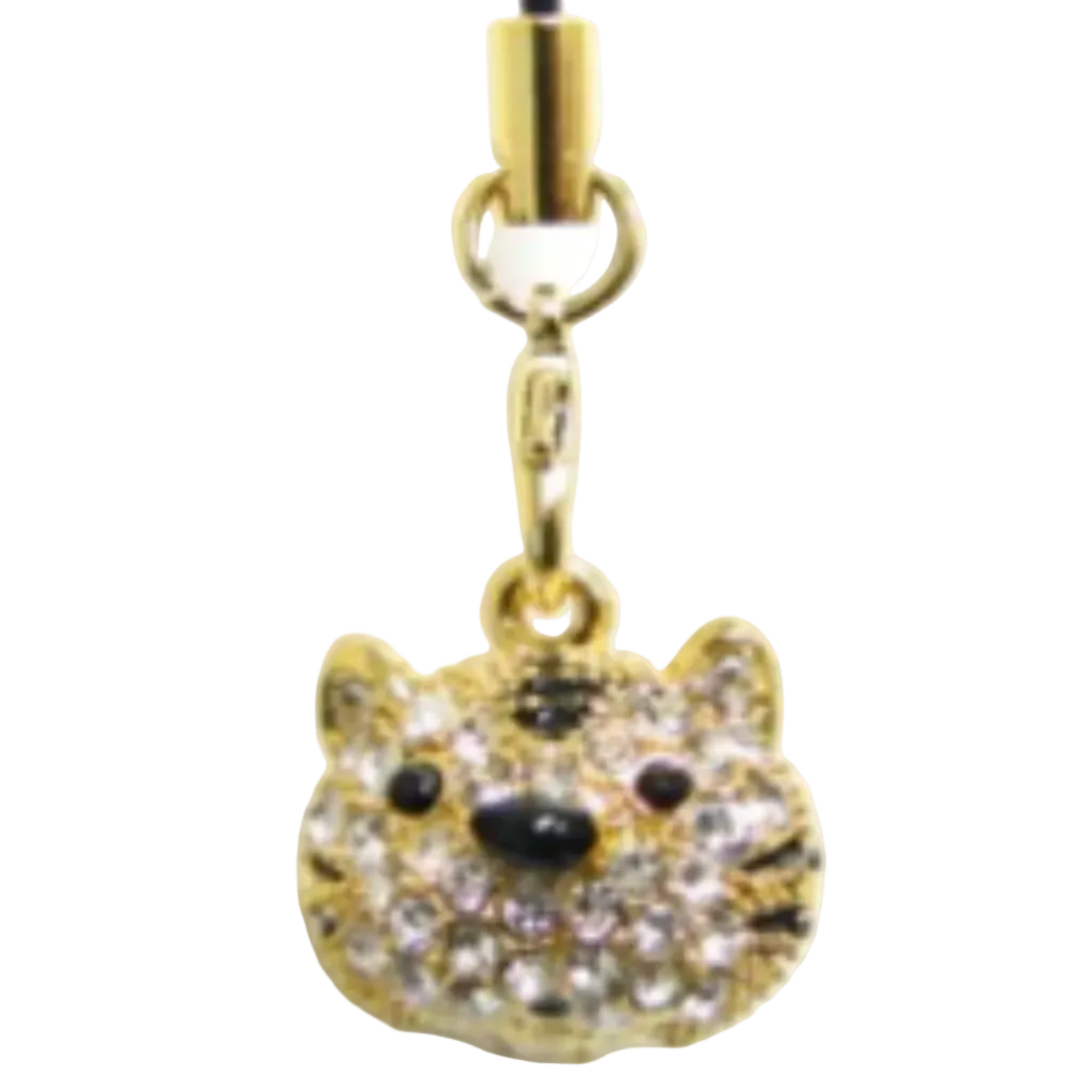 ラインストーンストラップ　トラ（フェイス）