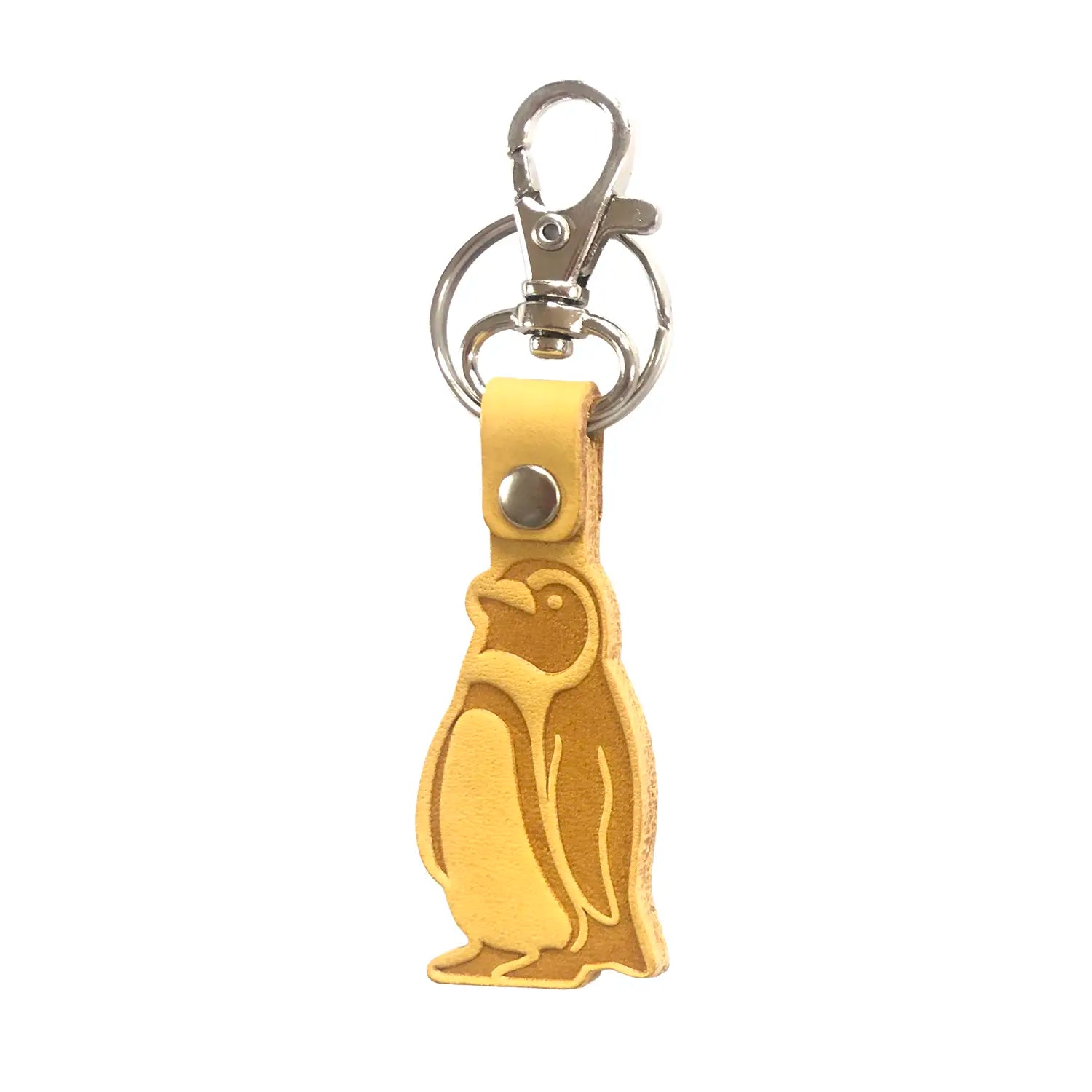 レザーキーホルダー　ペンギン