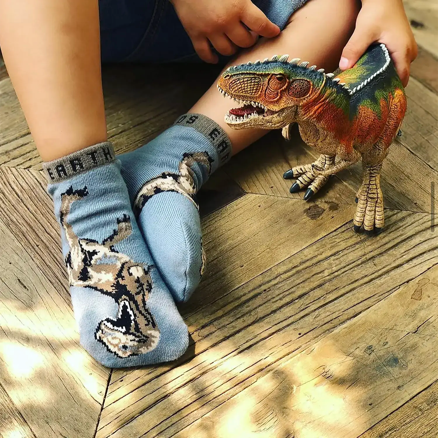 くつした　ブラキオサウルス　キッズ